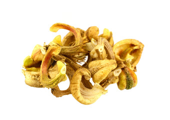 Calendula (Marigold) Seed Isolated on White Background.