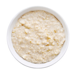 Healthy homemade oats porridge for breakfast