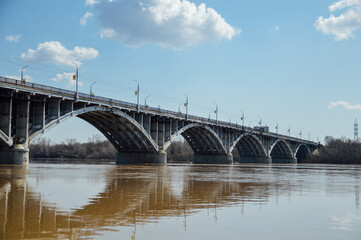 the bridge over the river