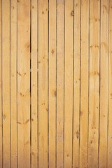 Obraz premium Wood plank brown texture background, close-up.