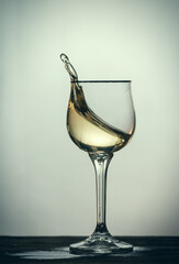 wine glass and wine