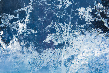 Ice texture with different patterns