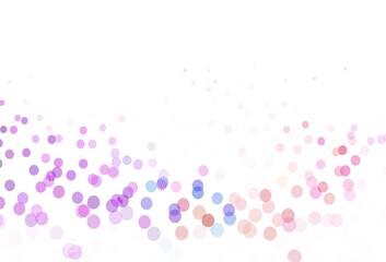 Light Green, Red vector background with spots.