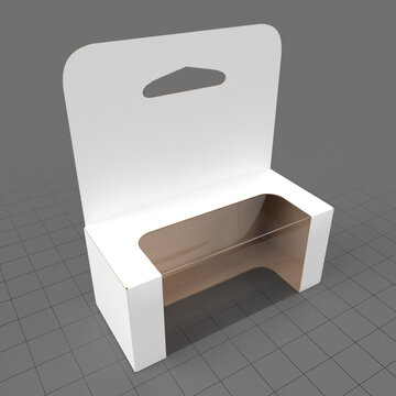 Hanging cardboard display box 1