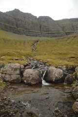 The stunning and dramatic coast and mountains on the Faroe Islands