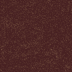 Seamless background with random elements. Abstract ornament. Dotted abstract brown and golden pattern