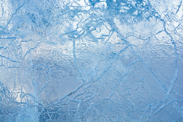 Ice texture with different patterns