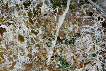 Ice texture with different patterns