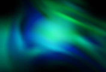 Dark Blue, Green vector colorful abstract texture.