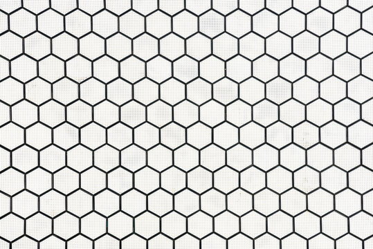 Abstract close up of modern interior architectural metal wall pattern background