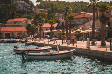 Fototapeta premium A small port of Jelsa