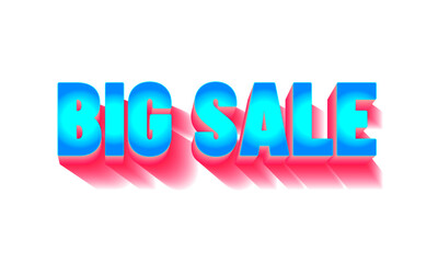Vector 3D big sale article.