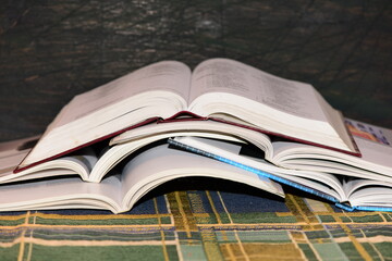 open book with pages