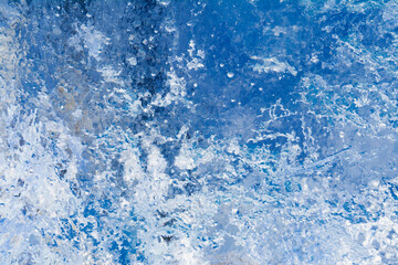 Ice texture with different patterns