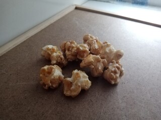 close up of a bowl of popcorn