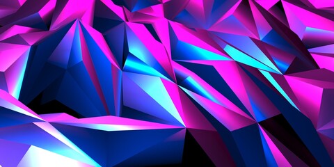 Fototapeta premium Triangle Poligon Colorful Abstract futuristic Background