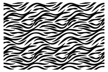 Abstract seamless pattern of zebra skin. Repeating texture. Figure for textiles. Surface design.