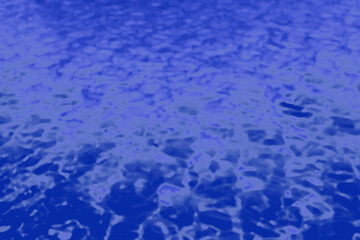 Stylish ornate stained pattern in dark blue and green tones. Decorative futuristic design in aqua color great to layout backdrop. Cool creative modern art. Artistic shape colorful azure illustration