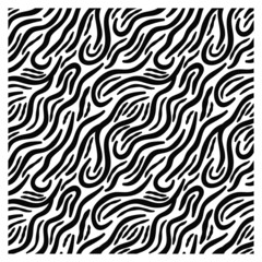 Abstract seamless pattern of zebra skin. Repeating texture. Figure for textiles. Surface design.