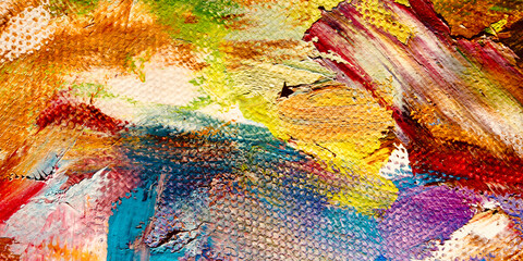 Colorful abstract background wallpaper. Modern motif visual art.  Mixtures of oil paint. Trendy hand painting canvas. Wall decor and Wall art prints Idea.  3D Texture.