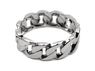 Women`s wrist bracelet of steel