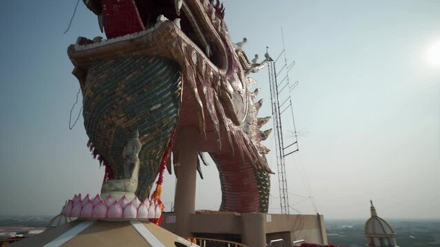 Wat Samphran Dragon Temple in the Sam Phran District in Nakhon Pathom province near Bangkok, Thailand