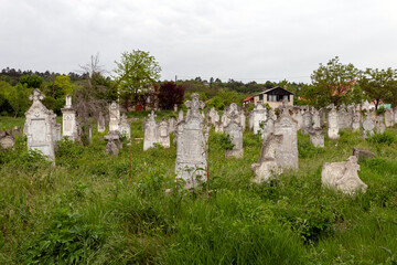 Old cemetery in Zsambek, Hungary