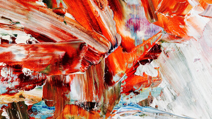 Colorful abstract background wallpaper. Modern motif visual art.  Mixtures of oil paint. Trendy...