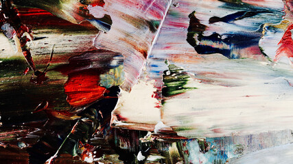 Colorful abstract background wallpaper. Modern motif visual art.  Mixtures of oil paint. Trendy hand painting canvas. Wall decor and Wall art prints Idea.  3D Texture.