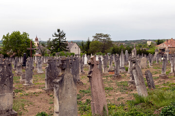 Old cemetery in Zsambek, Hungary