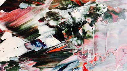 Colorful abstract background wallpaper. Modern motif visual art.  Mixtures of oil paint. Trendy hand painting canvas. Wall decor and Wall art prints Idea.  3D Texture.