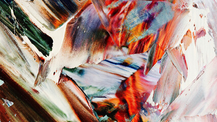 Colorful abstract background wallpaper. Modern motif visual art.  Mixtures of oil paint. Trendy...
