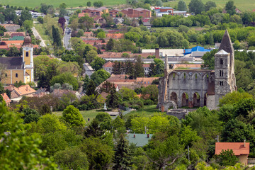 Fototapeta na wymiar Premontre monastery church of Zsambek