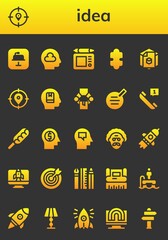 idea icon set