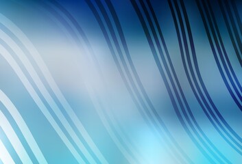 Light BLUE vector template with lines.