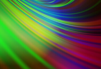 Light Pink, Green vector blurred bright template.