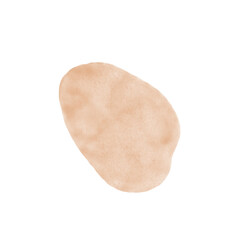 Modern Abstract Spots Shapes Terrae Modern Nursery Scandinavian Texture Poster Terracotta