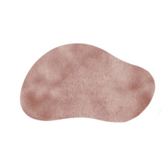 Modern Abstract Spots Shapes Terrae Modern Nursery Scandinavian Texture Poster Terracotta