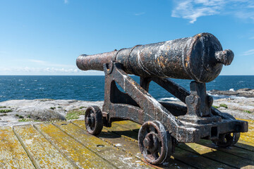 Old cannon at Maseskar in Sweden