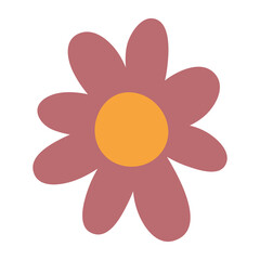 flower nature bloom decoration cartoon isolated icon design