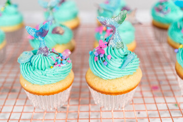 Mermaid cupcakes