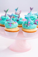 Mermaid cupcakes