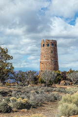 Old Watch Tower at Grand Canyon National Park, USA