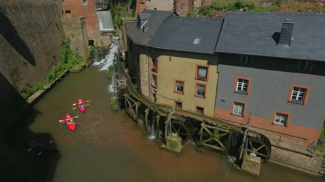 Hackenberg Mill on LeUKbach Stream, Saarburg an der Saar, Rhineland-Palatinate, Germany