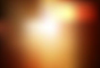 Obraz premium Dark Orange vector blurred shine abstract texture.