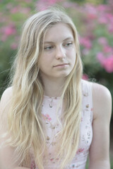 Portr&auml;t einer jungen Frau