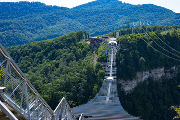 The longest suspension footbridge in the world