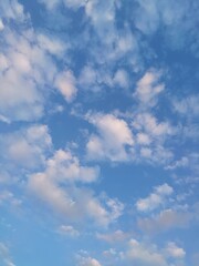 blue sky with clouds