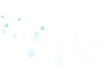 Light BLUE vector background with spots.