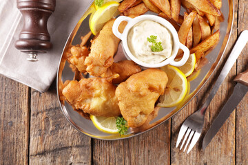 fish and chips- dip sauce